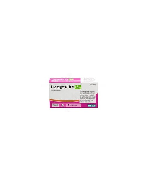 LEVONORGESTREL TEVA 1,5 MG COMPRIMIDO EFG