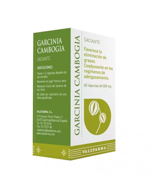 Garcinia Cambogia Saciante 60 Cápsulas