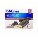 bimanan sustituye barritas chocolate negro y blanco 8ud