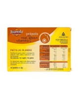 Juanola Pastillas Própolis con Miel, Altea + Vitamina C, Sabor Naranja