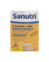 Sanutri 8 cereales con miel 600g