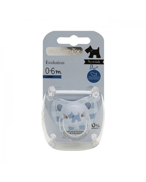 Suavinex chupete evolution perrito azul 0-6 m