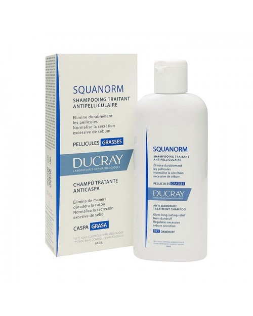 Ducray squanorm champu caspa grasa 200 ml