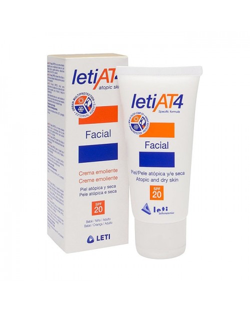 Leti AT4 Crema Facial SPF20 Pieles Atópicas 50 ml